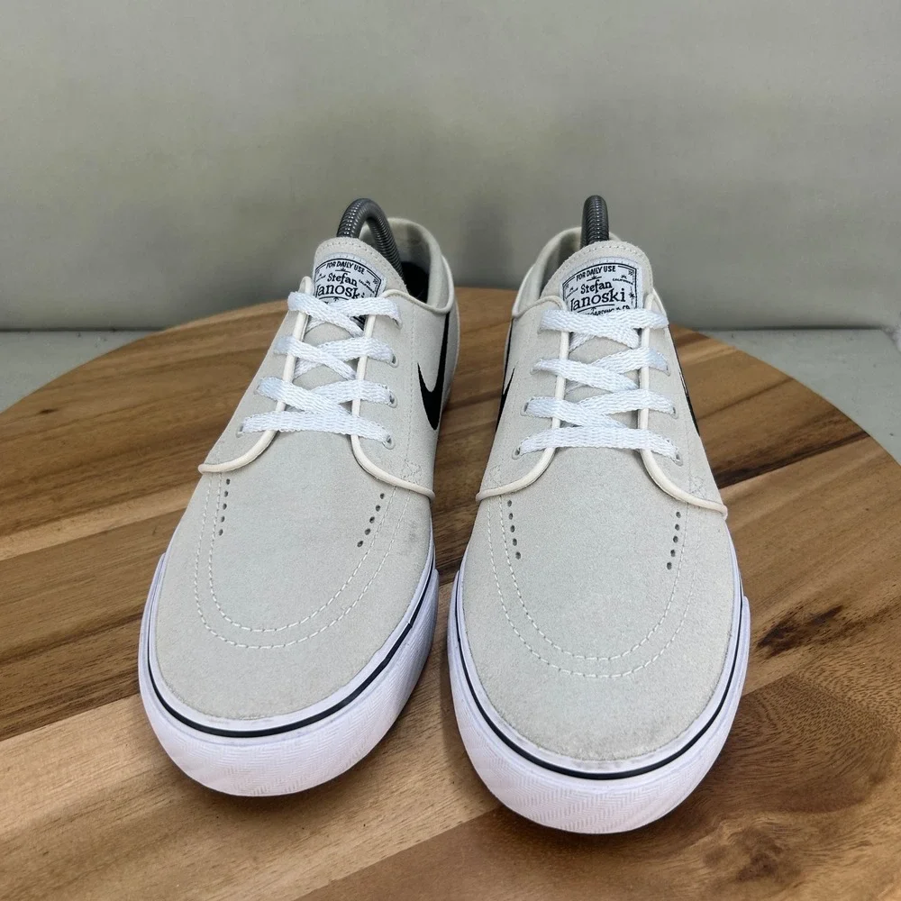 Nike SB Stefan Janoski OG+ Alabaster Black Skate Shoes FD6757-100 Mens Size 9.5
